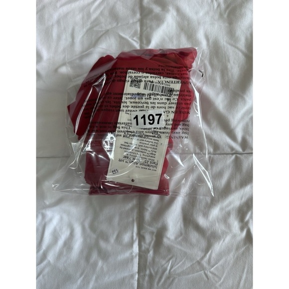 New Lululemon Align HR Pant 25" Size 14 Legging Pant NEW YEAR Gold & Dark Red - Picture 10 of 10